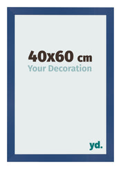 Fotokader 40x60 cm Donkerblauw MDF Bologna Voorzijde Maat | Yourdecoration.be