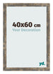Fotokader 40x60cm Blauw Goud Gemeleerd MDF Bologna Voorzijde Maat | Yourdecoration.be