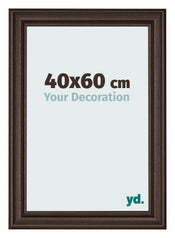 Fotokader 40x60cm Eiken Donker MDF Lazio Voorzijde Maat | Yourdecoration.be