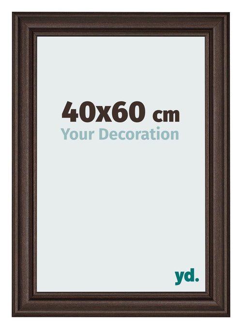 Fotokader 40x60cm Eiken Donker MDF Lazio Voorzijde Maat | Yourdecoration.be