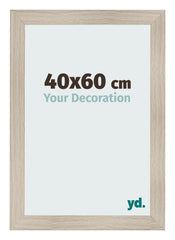 Fotokader 40x60cm Eiken Licht MDF Pisa Voorzijde Maat | Yourdecoration.be