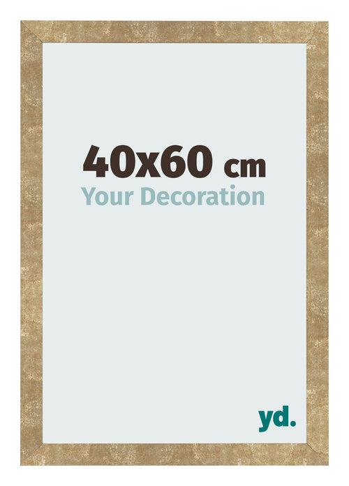 Fotokader 40x60cm Goud Antiek MDF Bologna Voorzijde Maat | Yourdecoration.be