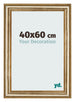 Fotokader 40x60cm Goud Antiek MDF Lazio Voorzijde Maat | Yourdecoration.be