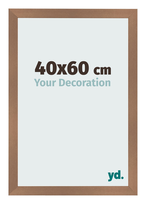 Fotokader 40x60cm Koper Decor MDF Bologna Voorzijde Maat | Yourdecoration.be