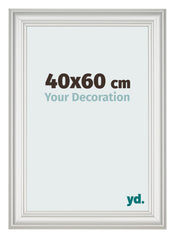 Fotokader 40x60cm Wit Geveegd MDF Lazio Voorzijde Maat | Yourdecoration.be
