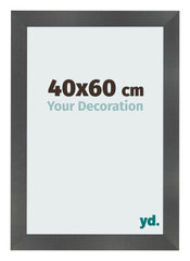 Fotokader 40x60cm Zwart Mat MDF Pisa Voorzijde Maat | Yourdecoration.be