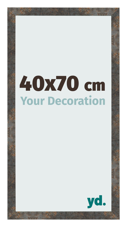 Fotokader 40x70 cm Geoxideerd Metaal MDF Bologna Voorzijde Maat | Yourdecoration.be