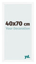Fotokader 40x70 cm Wit Mat MDF Bologna Voorzijde Maat | Yourdecoration.be