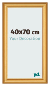 Fotokader 40x70cm Goud Mat MDF Lazio Voorzijde Maat | Yourdecoration.be