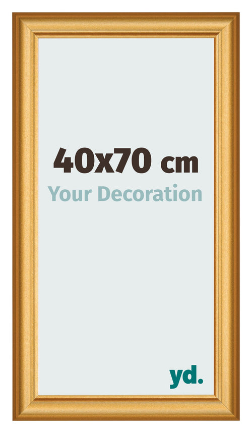 Fotokader 40x70cm Goud Mat MDF Lazio Voorzijde Maat | Yourdecoration.be
