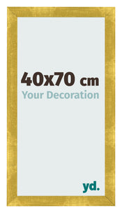Fotokader 40x70cm Goud Vintage MDF Pisa Voorzijde Maat | Yourdecoration.be