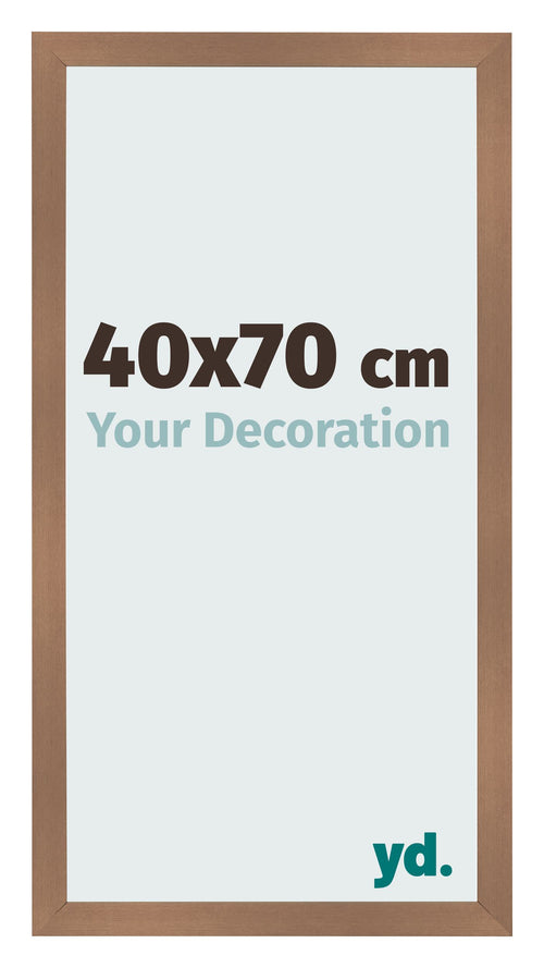 Fotokader 40x70cm Koper Decor MDF Bologna Voorzijde Maat | Yourdecoration.be