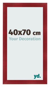 Fotokader 40x70cm Wijnrood Geveegd MDF Pisa Voorzijde Maat | Yourdecoration.be