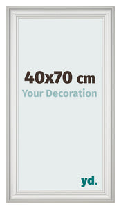 Fotokader 40x70cm Wit Geveegd MDF Lazio Voorzijde Maat | Yourdecoration.be