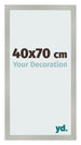Fotokader 40x70cm Zilver Mat MDF Bologna Voorzijde Maat | Yourdecoration.be