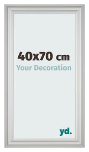 Fotokader 40x70cm Zilver Mat MDF Lazio Voorzijde Maat | Yourdecoration.be