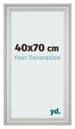 Fotokader 40x70cm Zilver Mat MDF Lazio Voorzijde Maat | Yourdecoration.be