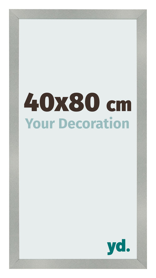 Fotokader 40x80cm Aluminium Geborsteld MDF Bologna Voorzijde Maat | Yourdecoration.be
