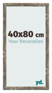 Fotokader 40x80cm Blauw Goud Gemeleerd MDF Bologna Voorzijde Maat | Yourdecoration.be