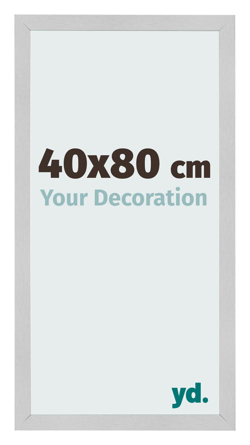 Fotokader 40x80cm Edelstaal MDF Bologna Voorzijde Maat | Yourdecoration.be