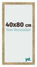 Fotokader 40x80cm Goud Antiek MDF Bologna Voorzijde Maat | Yourdecoration.be