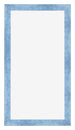 Fotokader 40x80cm Helder Blauw Geveegd MDF Pisa Voorzijde | Yourdecoration.be