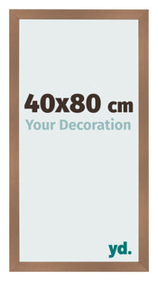 Fotokader 40x80cm Koper Decor MDF Bologna Voorzijde Maat | Yourdecoration.be