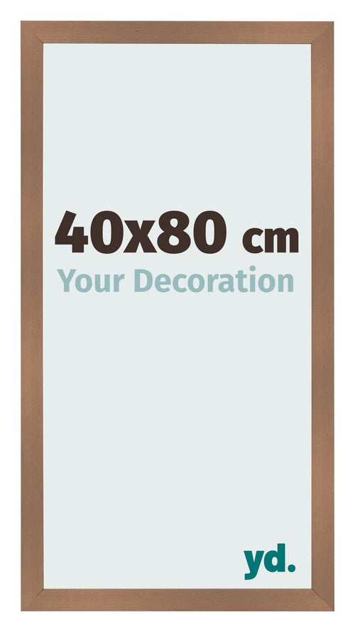 Fotokader 40x80cm Koper Decor MDF Bologna Voorzijde Maat | Yourdecoration.be