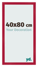 Fotokader 40x80cm Rood MDF Bologna Voorzijde Maat | Yourdecoration.be