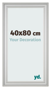 Fotokader 40x80cm Zilver Mat MDF Lazio Voorzijde Maat | Yourdecoration.be