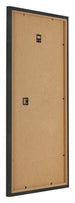 Fotokader 40x80cm Zwart Mat MDF Bologna Achterzijde Schuin | Yourdecoration.be