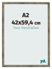 Fotokader 42x59 4 cm A2 Metaal Vintage MDF Bologna Voorzijde Maat | Yourdecoration.be