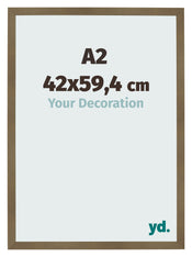 Fotokader 42x59 4cm A2 Brons Decor MDF Bologna Voorzijde Maat | Yourdecoration.be