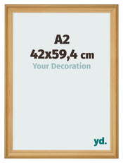 Fotokader 42x59 4cm A2 Dennen Houtnerf MDF Lazio Voorzijde Maat | Yourdecoration.be