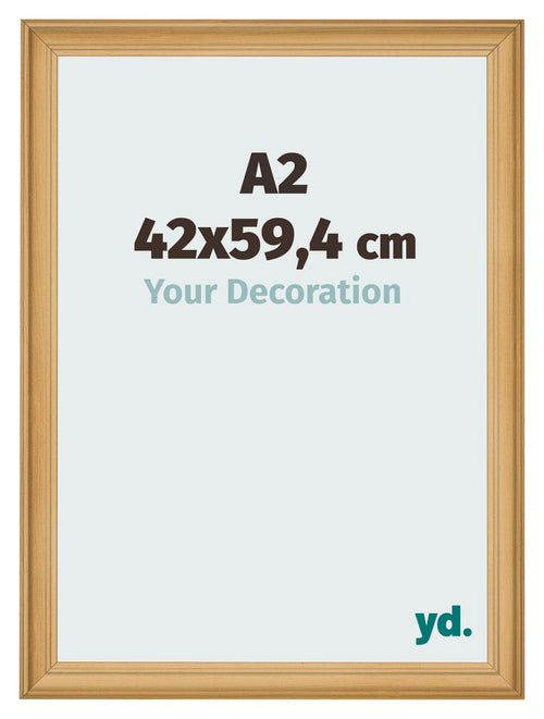 Fotokader 42x59 4cm A2 Dennen Houtnerf MDF Lazio Voorzijde Maat | Yourdecoration.be