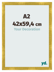 Fotokader 42x59 4cm A2 Goud Vintage MDF Pisa Voorzijde Maat | Yourdecoration.be