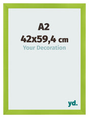 Fotokader 42x59 4cm A2 Groen MDF Pisa Voorzijde Maat | Yourdecoration.be