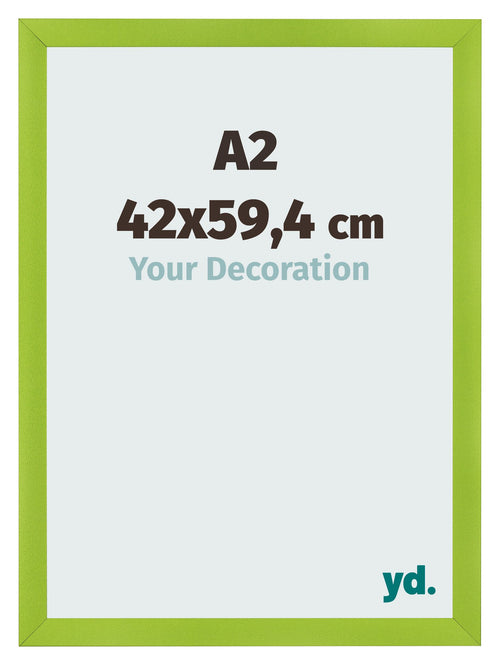 Fotokader 42x59 4cm A2 Groen MDF Pisa Voorzijde Maat | Yourdecoration.be