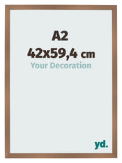 Fotokader 42x59 4cm A2 Koper Decor MDF Bologna Voorzijde Maat | Yourdecoration.be