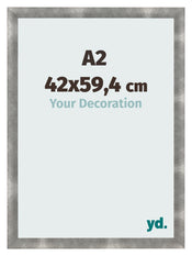 Fotokader 42x59 4cm A2 Metaal Vintage MDF Pisa Voorzijde Maat | Yourdecoration.be