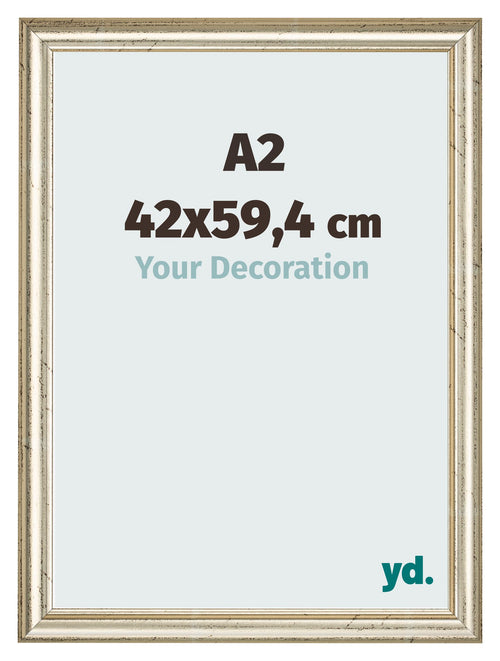 Fotokader 42x59 4cm A2 Metaalglans MDF Lazio Voorzijde Maat | Yourdecoration.be