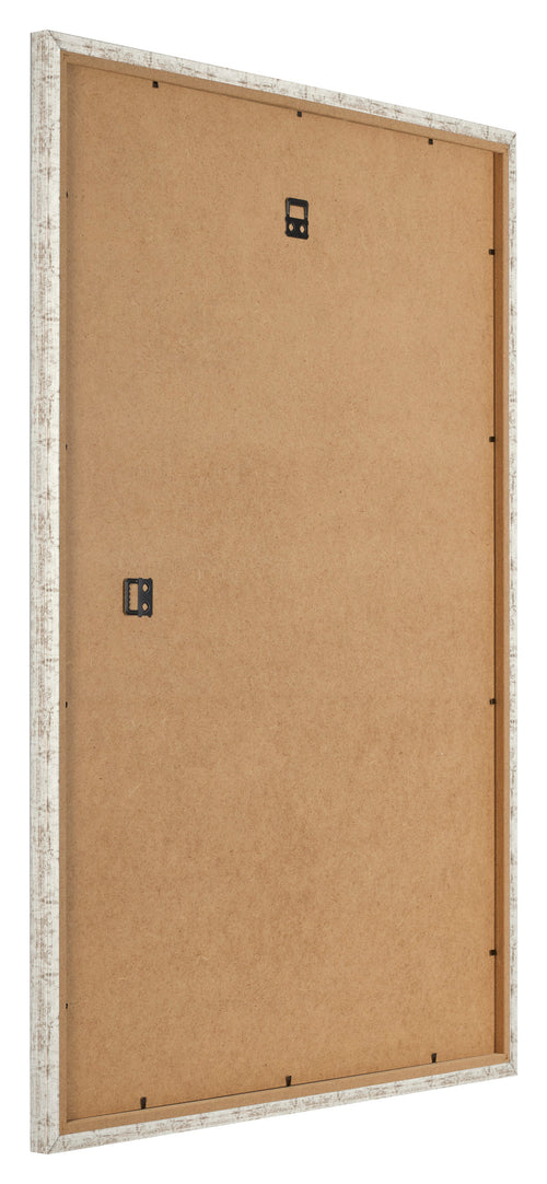 Fotokader 42x59 4cm A2 Wit Vintage MDF Bologna Achterzijde Schuin | Yourdecoration.be