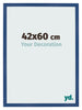 Fotokader 42x60 cm Donkerblauw MDF Bologna Voorzijde Maat | Yourdecoration.be