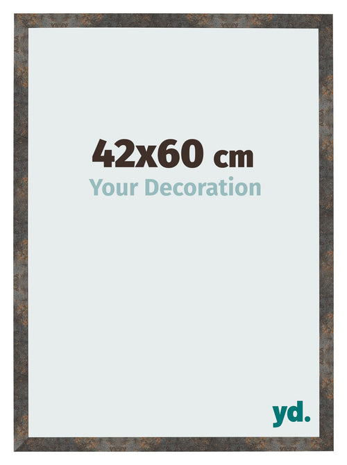 Fotokader 42x60 cm Geoxideerd Metaal MDF Bologna Voorzijde Maat | Yourdecoration.be