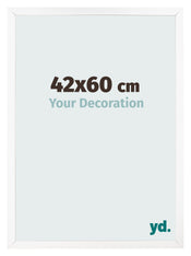 Fotokader 42x60 cm Wit Mat MDF Bologna Voorzijde Maat | Yourdecoration.be