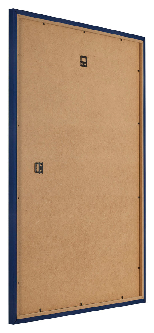 Fotokader 42x60cm Donkerblauw Geveegd MDF Bologna Achterzijde Schuin | Yourdecoration.be