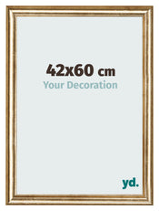 Fotokader 42x60cm Goud Antiek MDF Lazio Voorzijde Maat | Yourdecoration.be