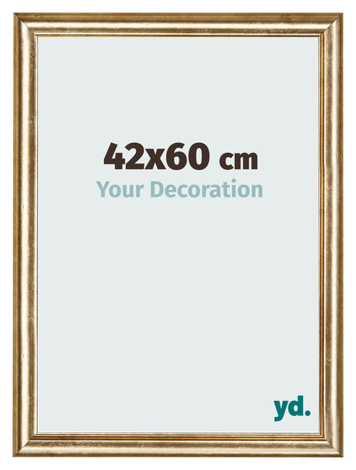 Fotokader 42x60cm Goud Antiek MDF Lazio Voorzijde Maat | Yourdecoration.be