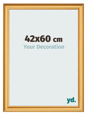 Fotokader 42x60cm Goud Mat MDF Lazio Voorzijde Maat | Yourdecoration.be