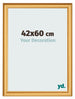 Fotokader 42x60cm Goud Mat MDF Lazio Voorzijde Maat | Yourdecoration.be
